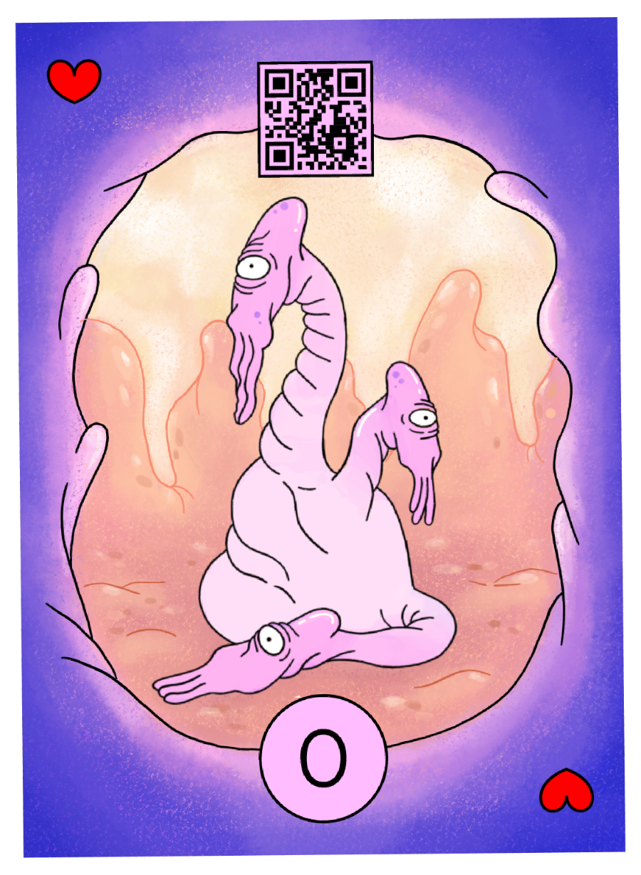 A free card with 0 attack and 1 health