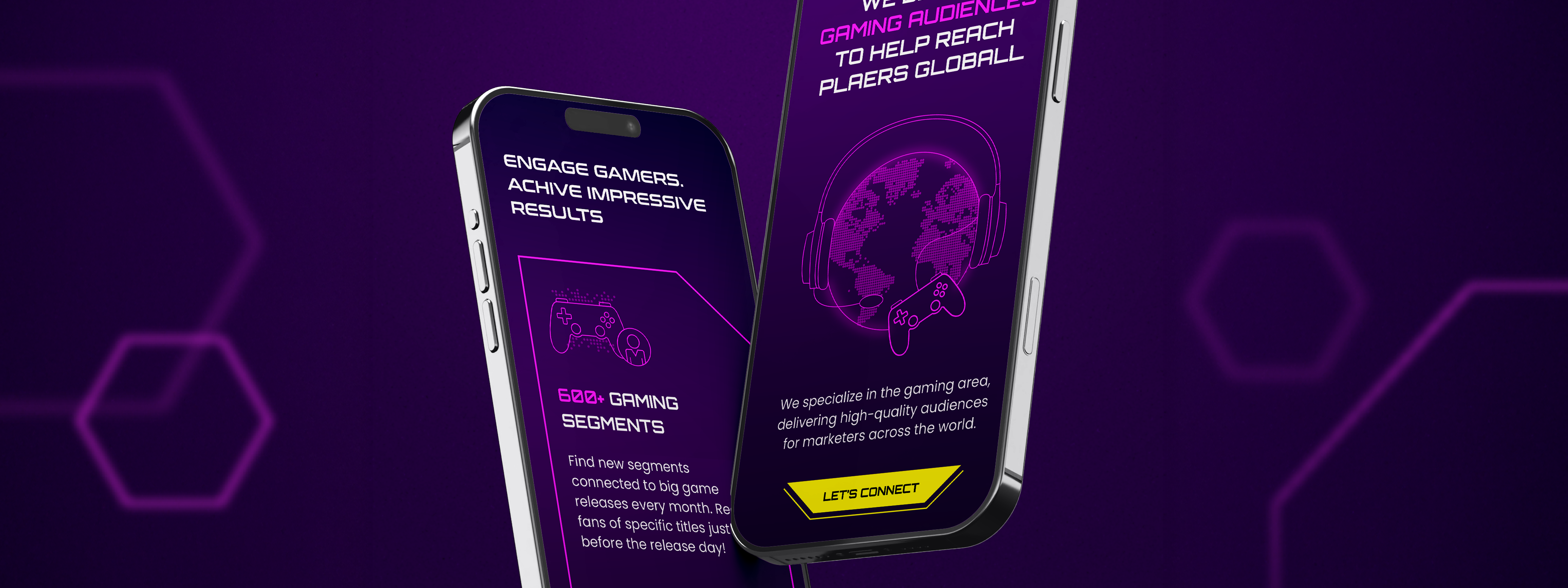 OAN mobile website mockup