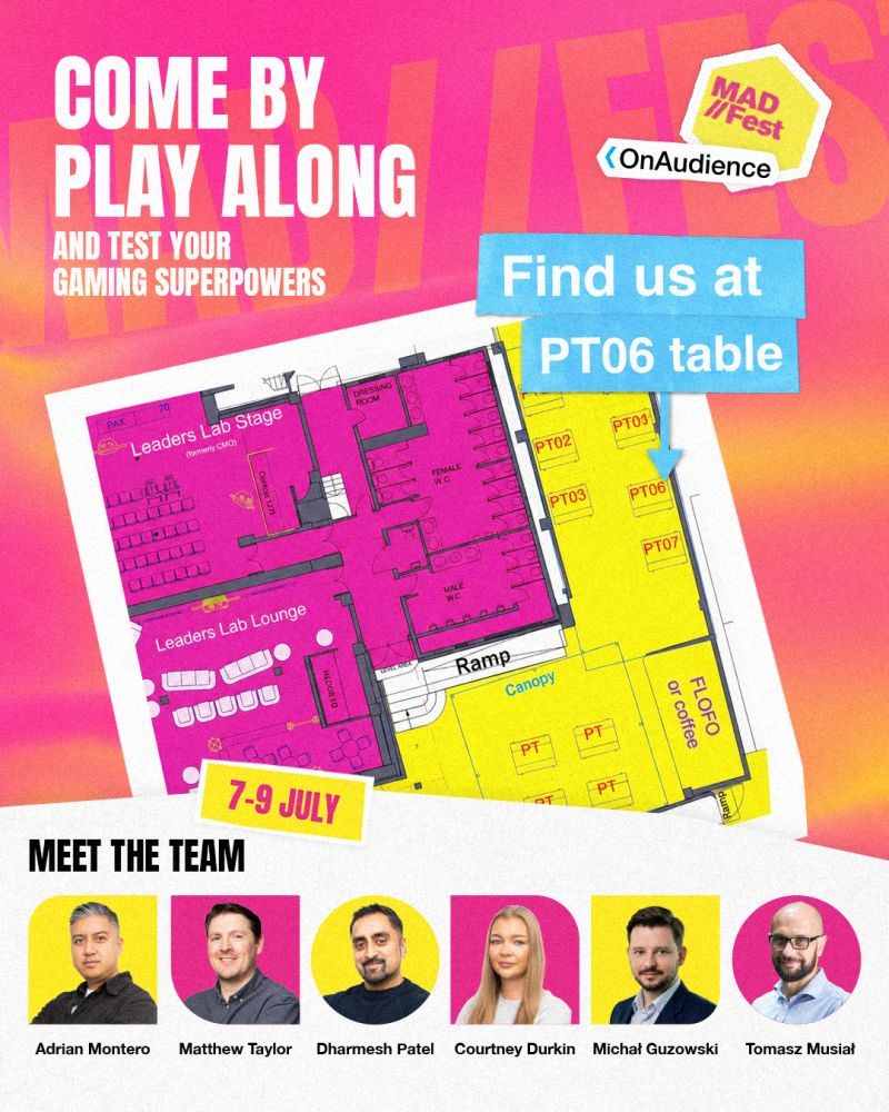 Come By Play Along — MAD//Fest booth wayfinding
